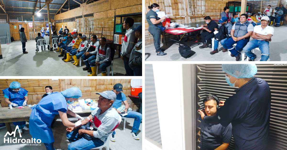 Hidroalto prioriza el bienestar de su equipo con exámenes ocupacionales
