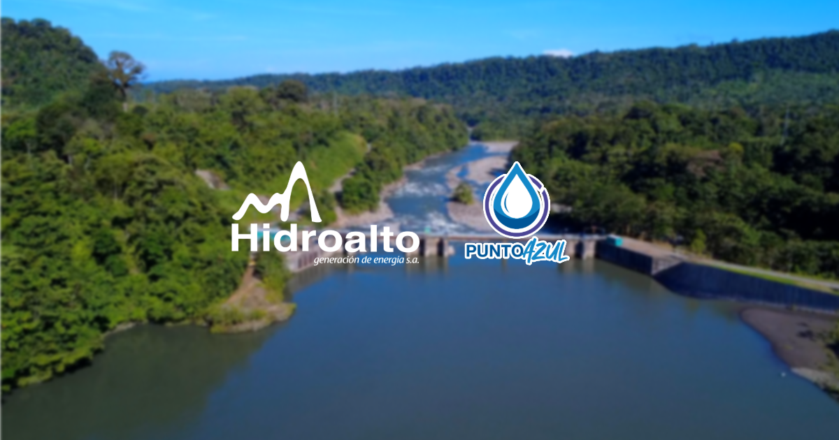 Hidroalto obtiene el reconocimiento Punto Azul por su compromiso ambiental